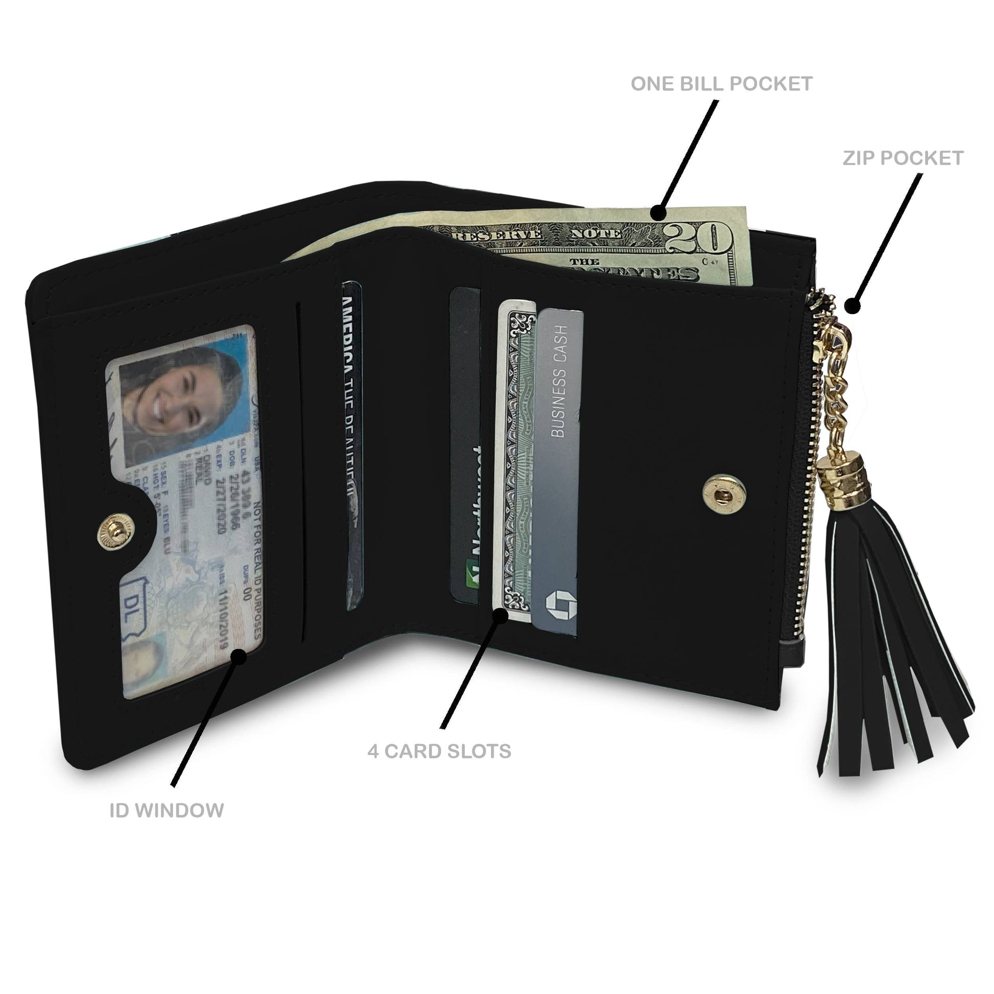 NFL Pittsburgh Steelers Mini Organizer Wallet