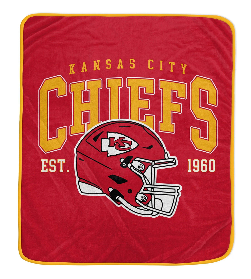 NFL Vintage Arch Block Ultra Soft 50x60 Throw Blanket