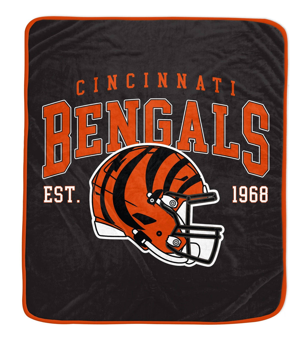 NFL Vintage Arch Block Ultra Soft 50x60 Throw Blanket